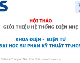 Hội thảo cho sinh viên Khoa Điện - Điện Tử, trường Đại học Sư Phạm Kỹ Thuật TP.HCM năm 2019