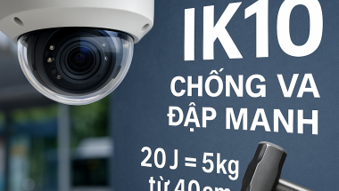 Tiêu chuẩn IK10 là gì? Tại sao cần cho camera chống phá hoại?