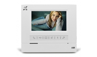 ABB Basic 4.3“ video hands-free indoor station, with induction loop