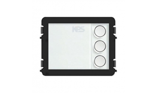 ABB Push button module, three round pushbuttons 