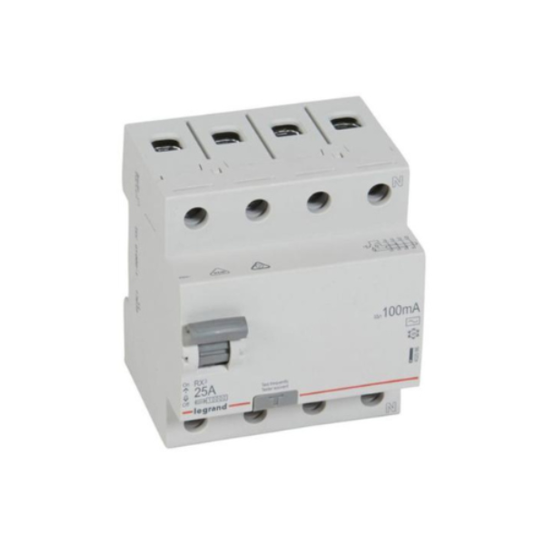 Legrand 402066 4P 25A 100mA 400V RCCB (Residual Current Circuit Breaker)