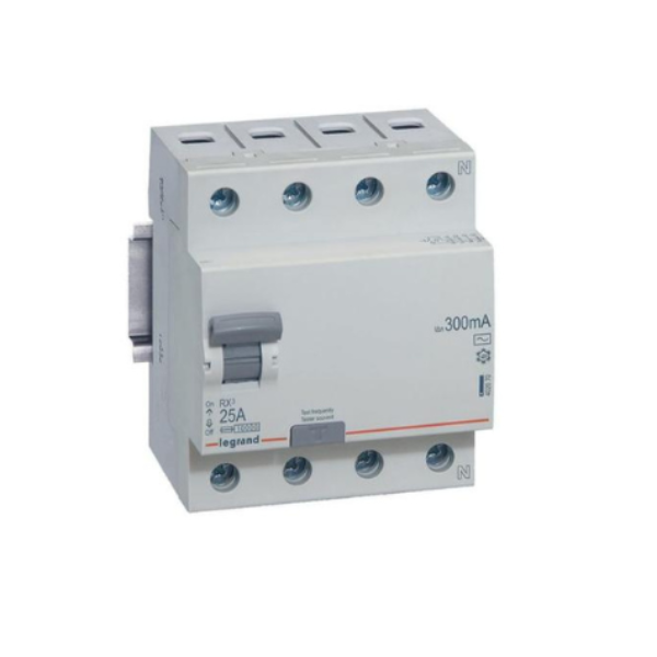 Legrand RCCB Circuit Breaker 402070 4P 25A 300mA 400V