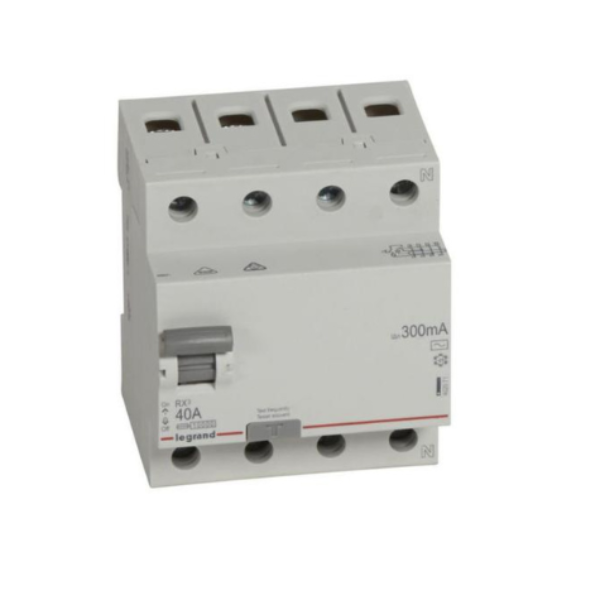 Legrand 402071 4P 40A 300mA 400V RCCB circuit breaker