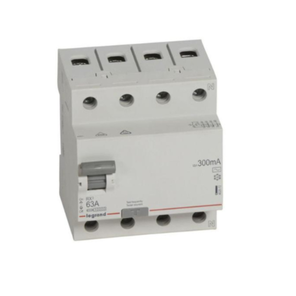 Legrand RCCB Circuit Breaker 402072 4P 63A 300mA 400V