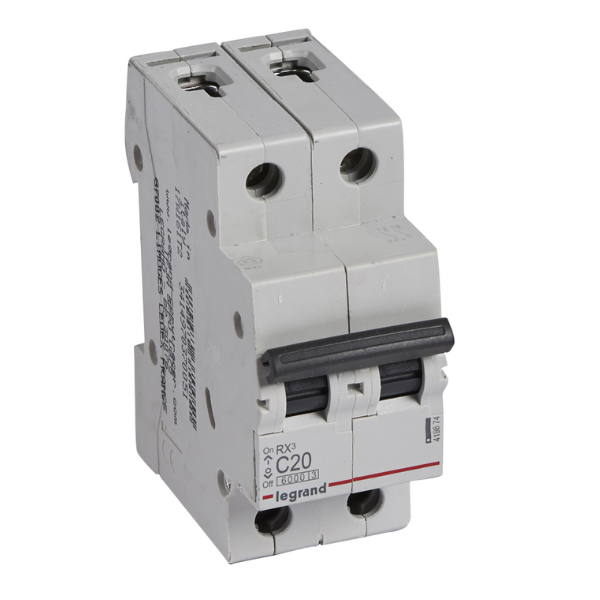Legrand MCB 419874B 2P 20A 6kA