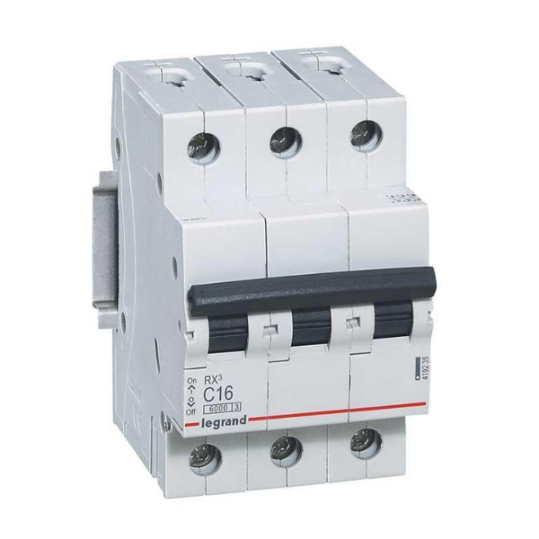 Legrand MCB 419884B 3P 16A 6kA