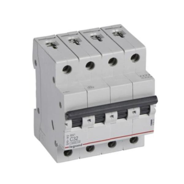 Legrand MCB Circuit Breaker 419920B 4P 32A 6kA