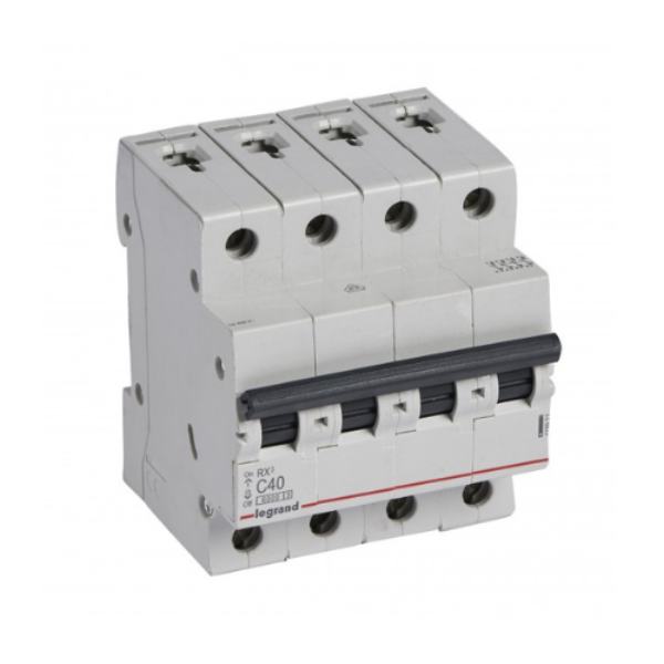 Legrand MCB Circuit Breaker 419921B 4P 40A 6kA