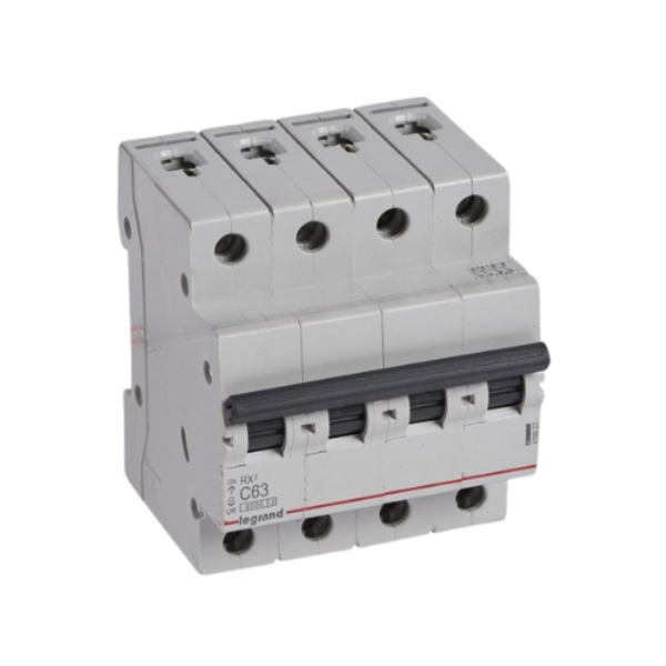 Legrand MCB Circuit Breaker 419923B 4P 63A 6kA