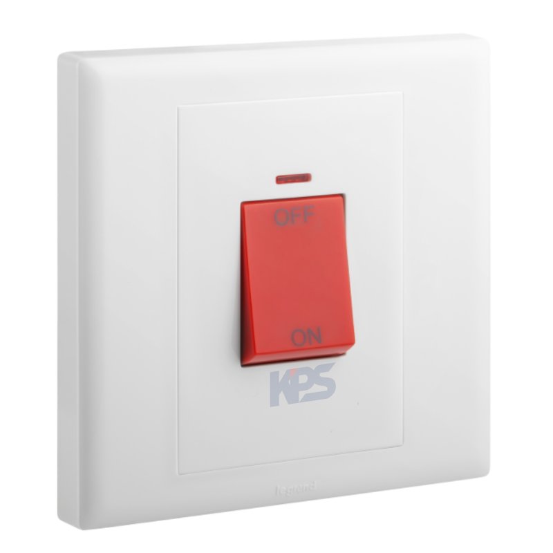 Công tắc 2 cực 45A có đèn ELOE Legrand 618076