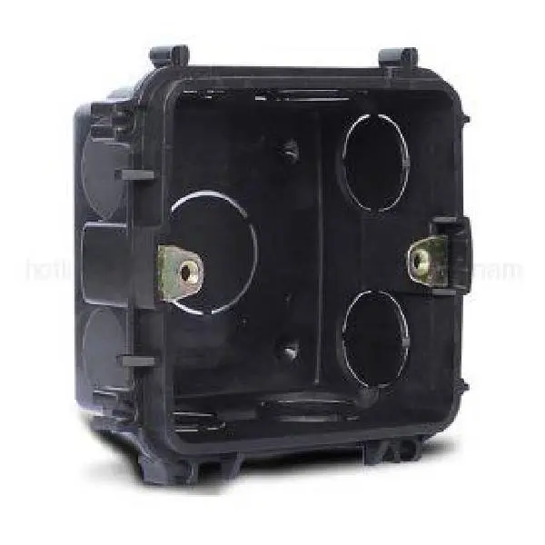 Plastic Flush Mount Box for Single Faceplate V95130G