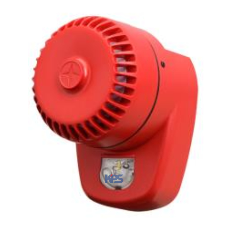 Đèn báo cháy tích hợp còi báo cháy POLP-R-LX-W-WF