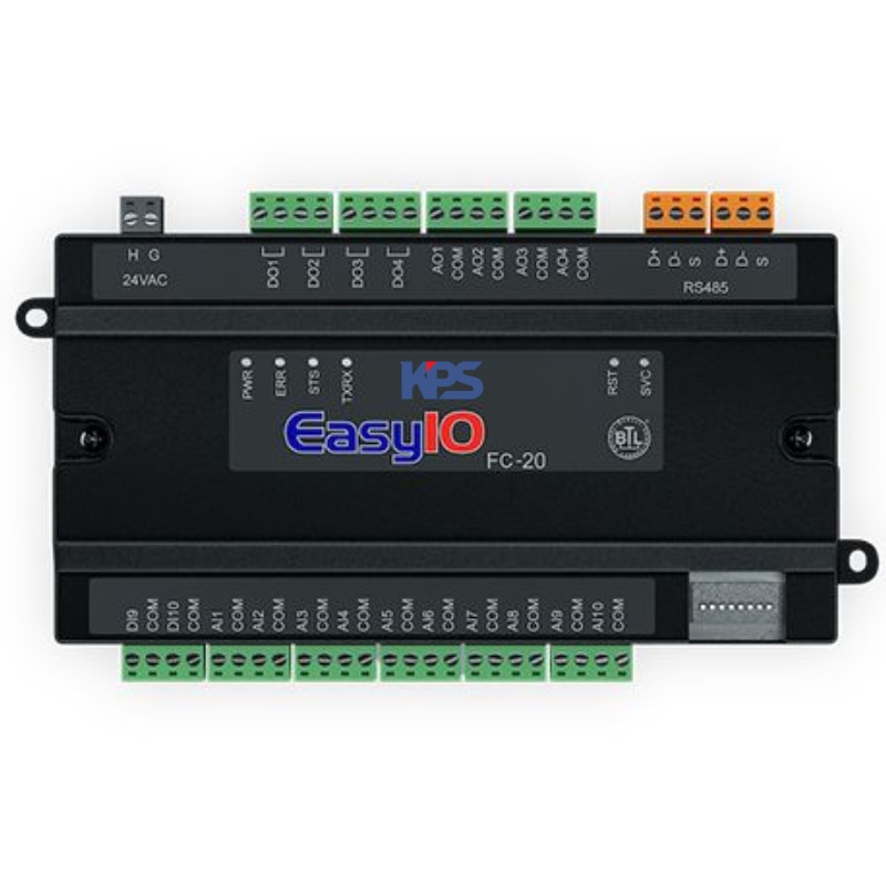 EasyIO FC-20 - 20-point I/O expansion controller for BMS