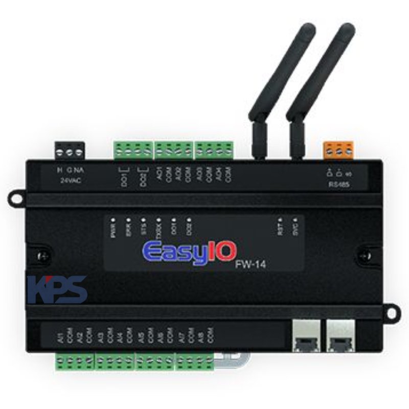 EasyIO FW-14 Controller - WiFi BMS, BACnet, Modbus