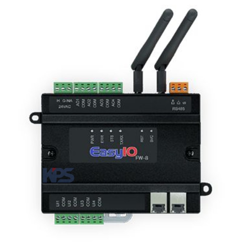 EasyIO FW-8 - Bộ điều khiển IP tích hợp WiFi cho BMS