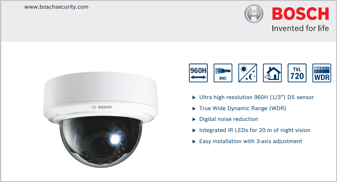 FLEXIDOME AN outdoor 4000 IR