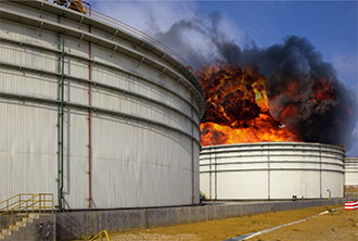 Hệ thống chữa cháy cho bồn xăng dầu OIL-TANKShield