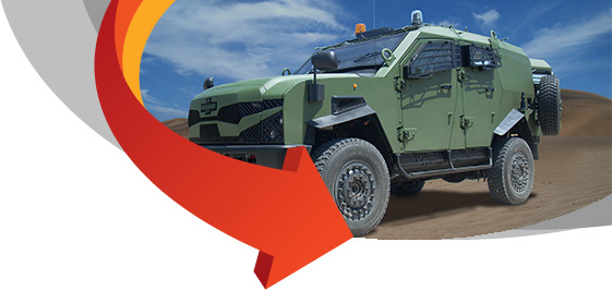 Fire suppression system for military vehicles DEFENSEShield