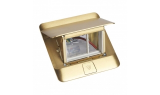 Legrand 054015 Premium 3-Module Flush-Mounted Socket Box