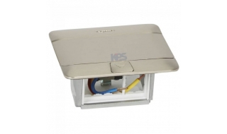 Legrand 054020 stainless steel flush-mounted socket box