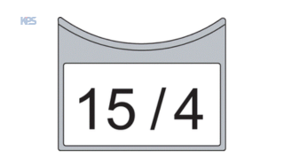Label plate large TP8 400