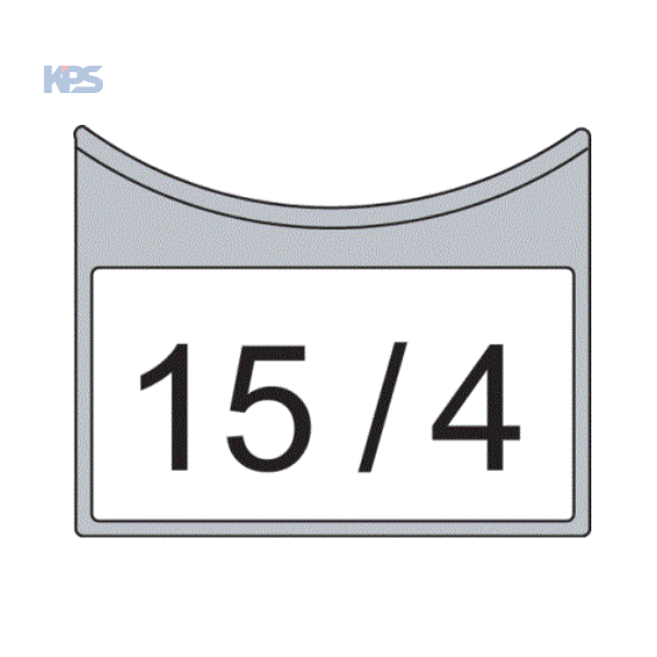 Label plate large TP8 400