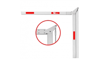 MAG BR6AT90 – Cần barrier gập 90 độ dài 6m cho trần thấp