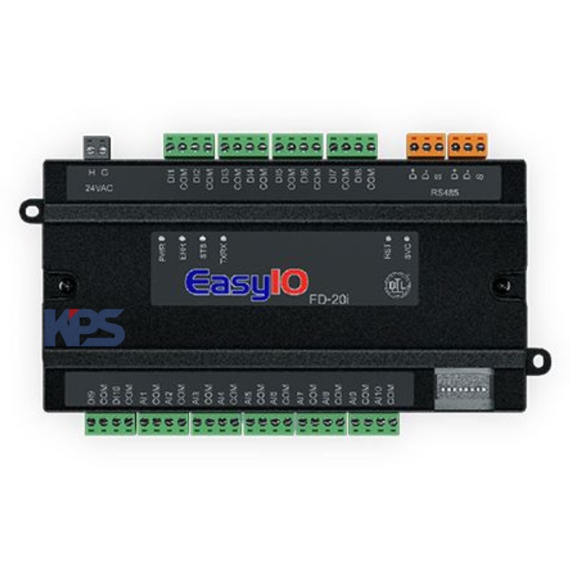 Module mở rộng 20 Input (10 DI, 10 UI) EasyIO FD-20i