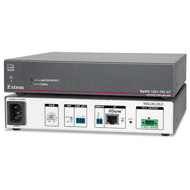 Network Power Amplifiers NetPA 1001-70V AT