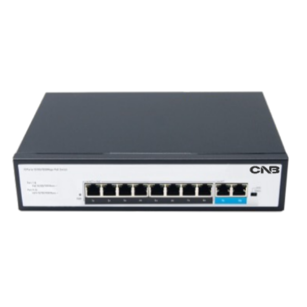Switch PoE 8 Cổng Gigabit + 2 Uplink NU1100-8FP-2G