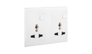 Ổ cắm đôi đa năng có công tắc Eloe 618069 16A