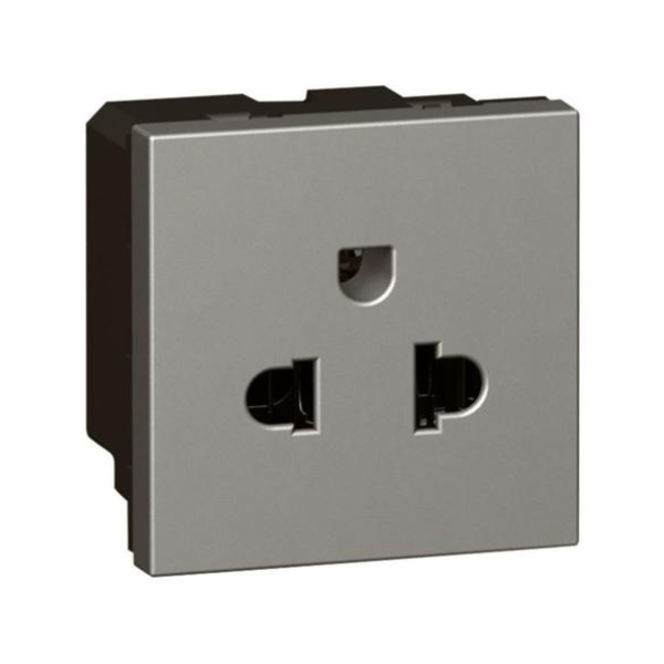 Single 3-Pin Socket 572616 – Arteor Legrand (2 Modules)
