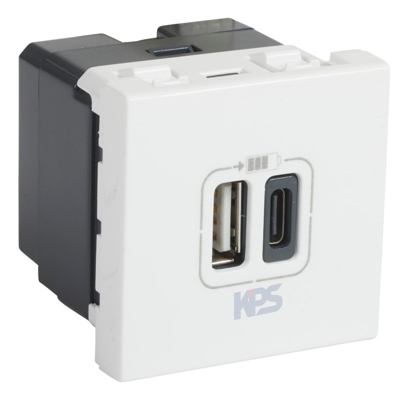 Ổ cắm sạc USB A+C 15W Arteor Legrand 572077