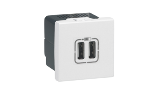 Ổ cắm sạc USB đôi 572078 Arteor Legrand