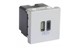 Ổ cắm sạc USB đôi Arteor âm tường 15W Legrand 572577