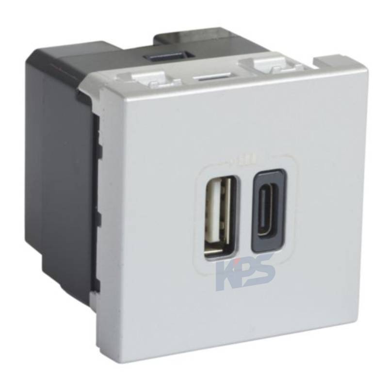 Ổ cắm sạc USB đôi Arteor âm tường 15W Legrand 572577