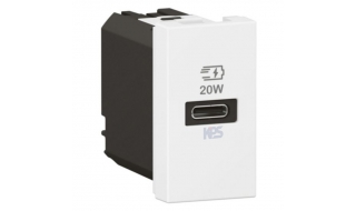 Ổ cắm sạc USB-C PD 20W Arteor Legrand 571696