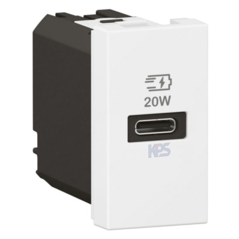 Ổ cắm sạc USB-C PD 20W Arteor Legrand 571696
