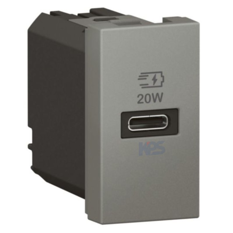 Ổ cắm sạc USB-C Power Delivery Legrand Arteor 571697