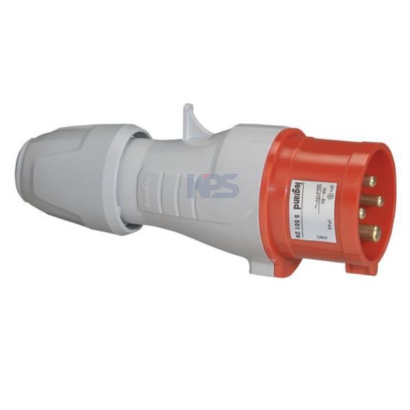 Phích cắm P17 3P+E 16A 415V Legrand IP44 555128