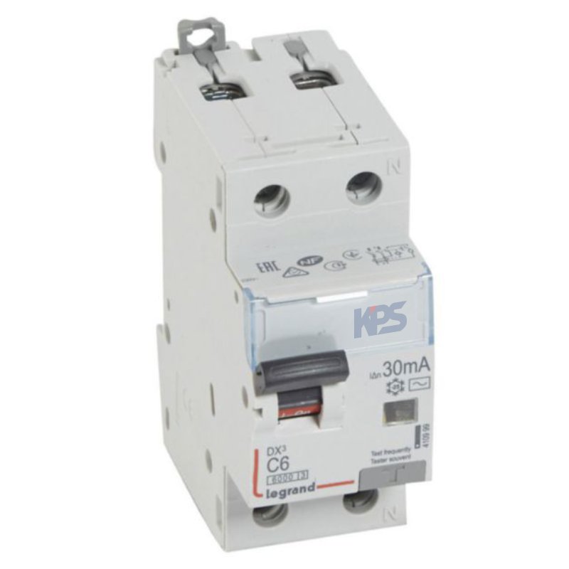 RCBO Legrand 410999 6A 30mA 1P+N DX³ 10kA
