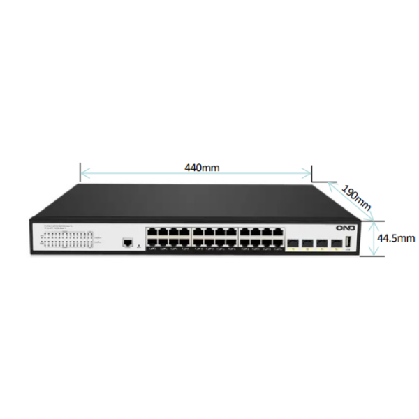 Switch Managed 24 Cổng Gigabit 4 SFP 10G NM3100-24G-4X