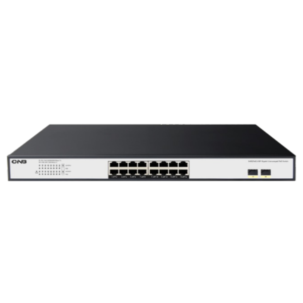 Switch PoE 16 Cổng Gigabit 2 SFP NU1100-16FP-2S