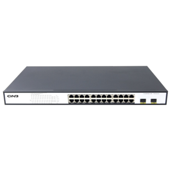 Switch PoE 24 Cổng Gigabit 2 SFP NU1100-24FP-2S