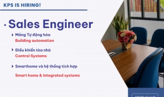 KPS tuyển Sales Engineer (mảng Tự động hóa, điều khiển tòa nhà, Smarthome và hệ thống tích hợp)